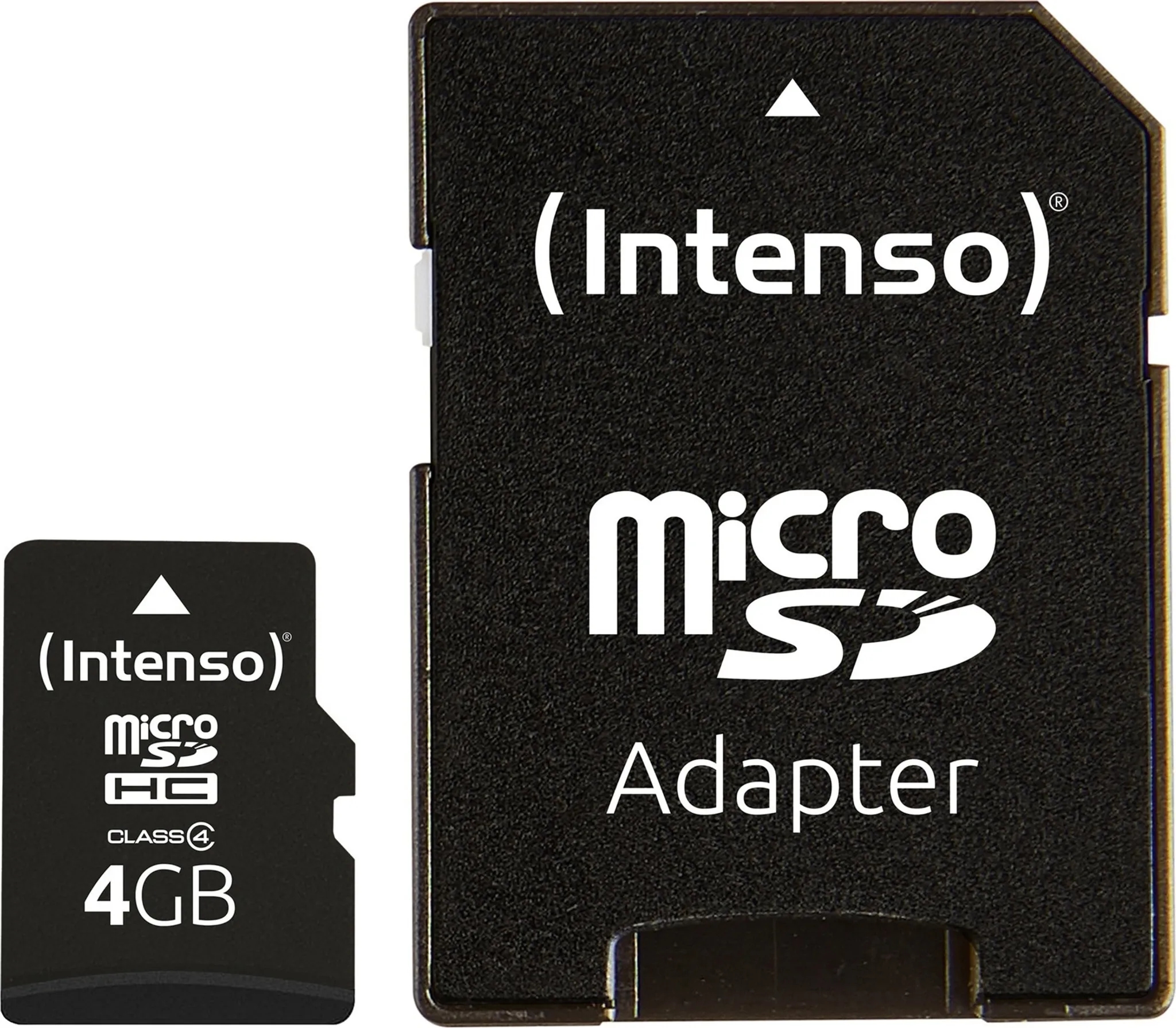 Intenso microSDHC 4GB Class 4 + SD adapter