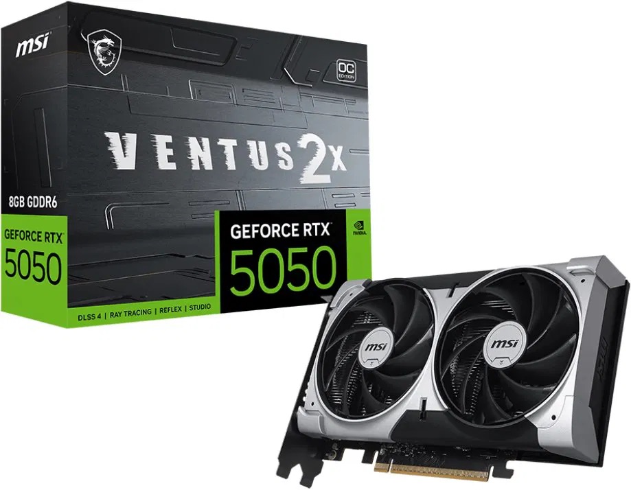MSI GeForce RTX 5050 VENTUS 2X OC 8GB