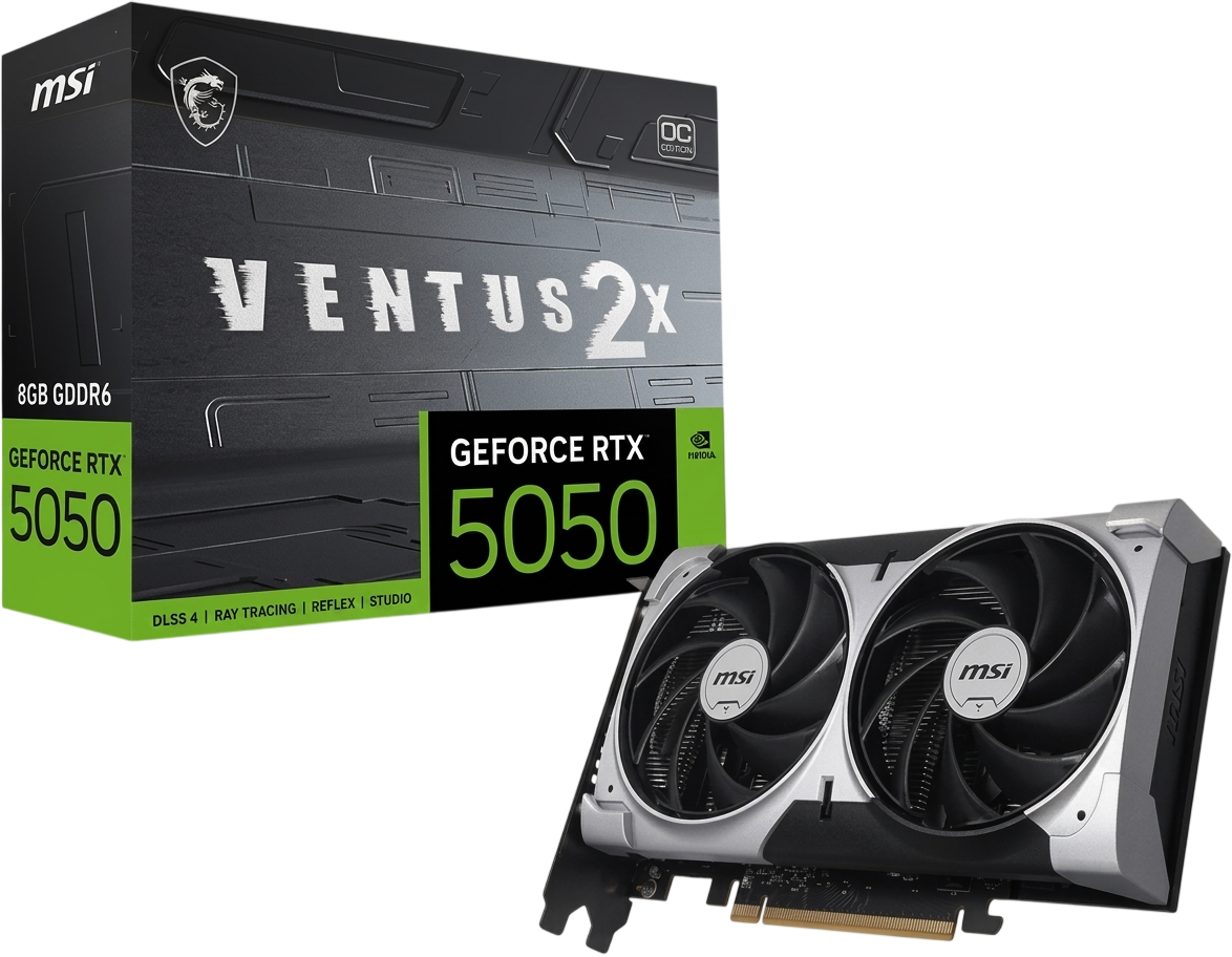 MSI GeForce RTX 5050 VENTUS 2X OC 8GB