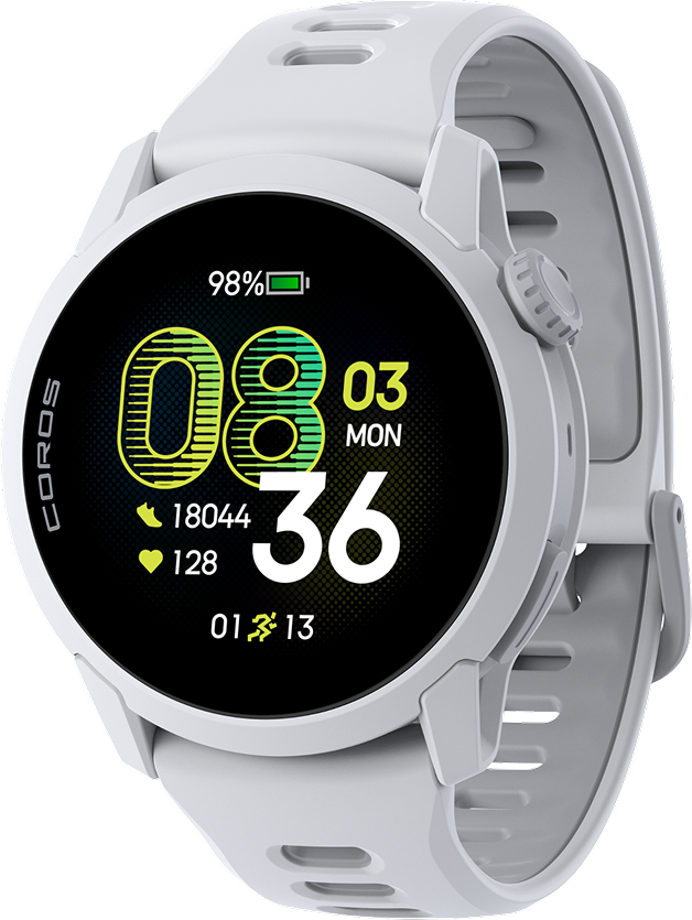 Coros Pace 4 Silicone Band - White