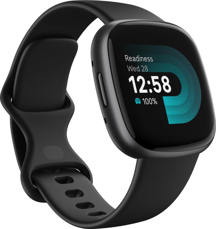 Fitbit Versa 4 Bundle (with Sports Band) - Black/Graphite
