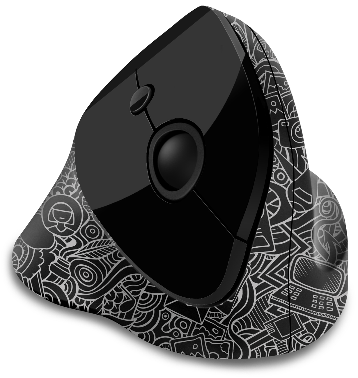 CONNECT IT FOR HEALTH DOODLE Black