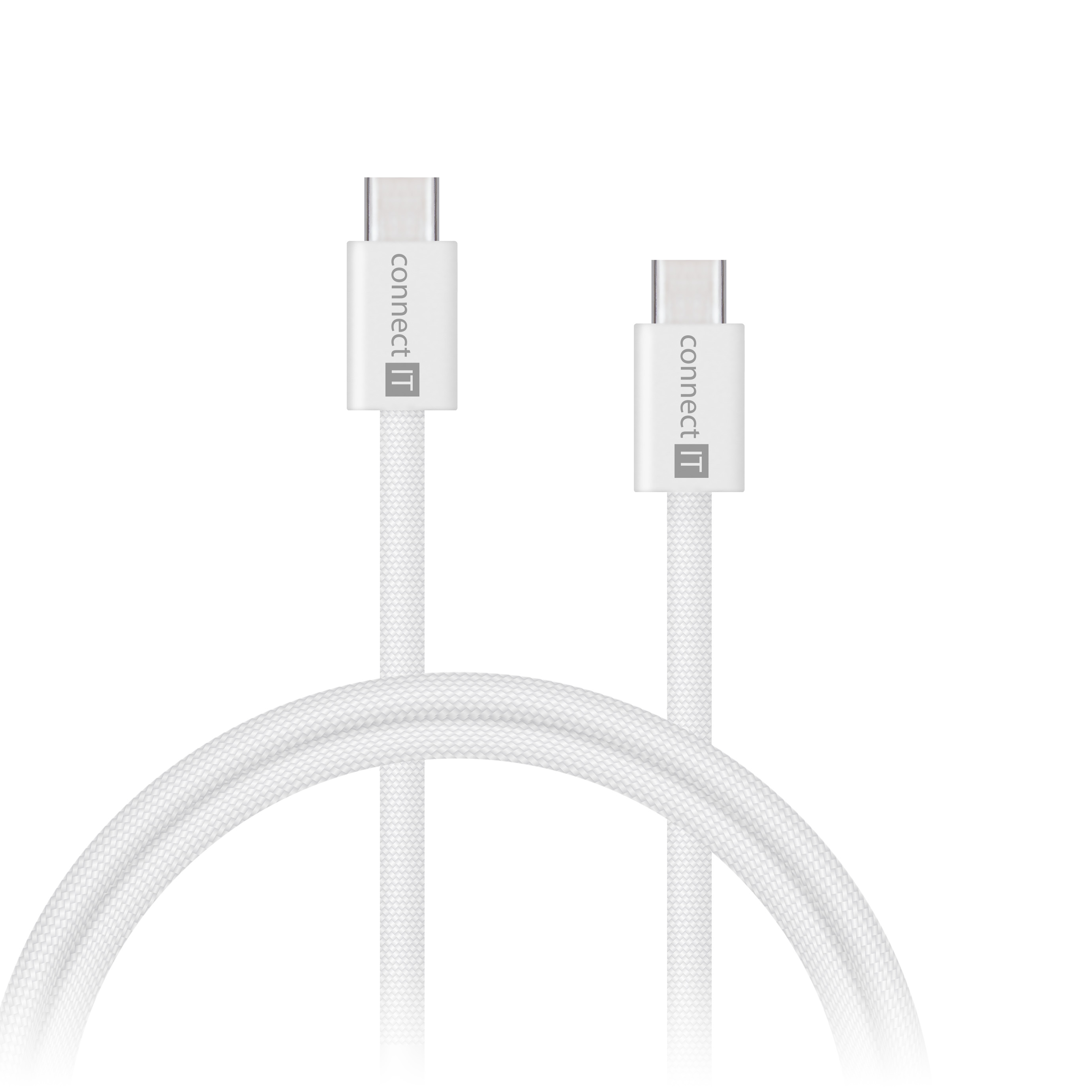 CONNECT IT Wirez USB-C/USB-C 60W (1m) White