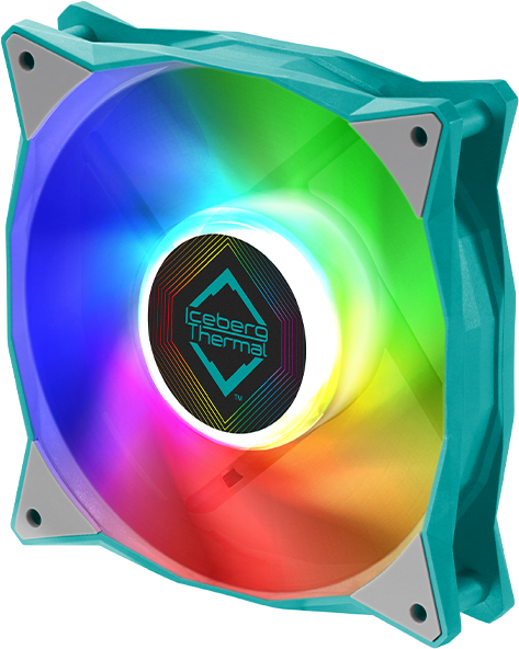 Iceberg Thermal IceGALE ARGB 120mm - Turquoise