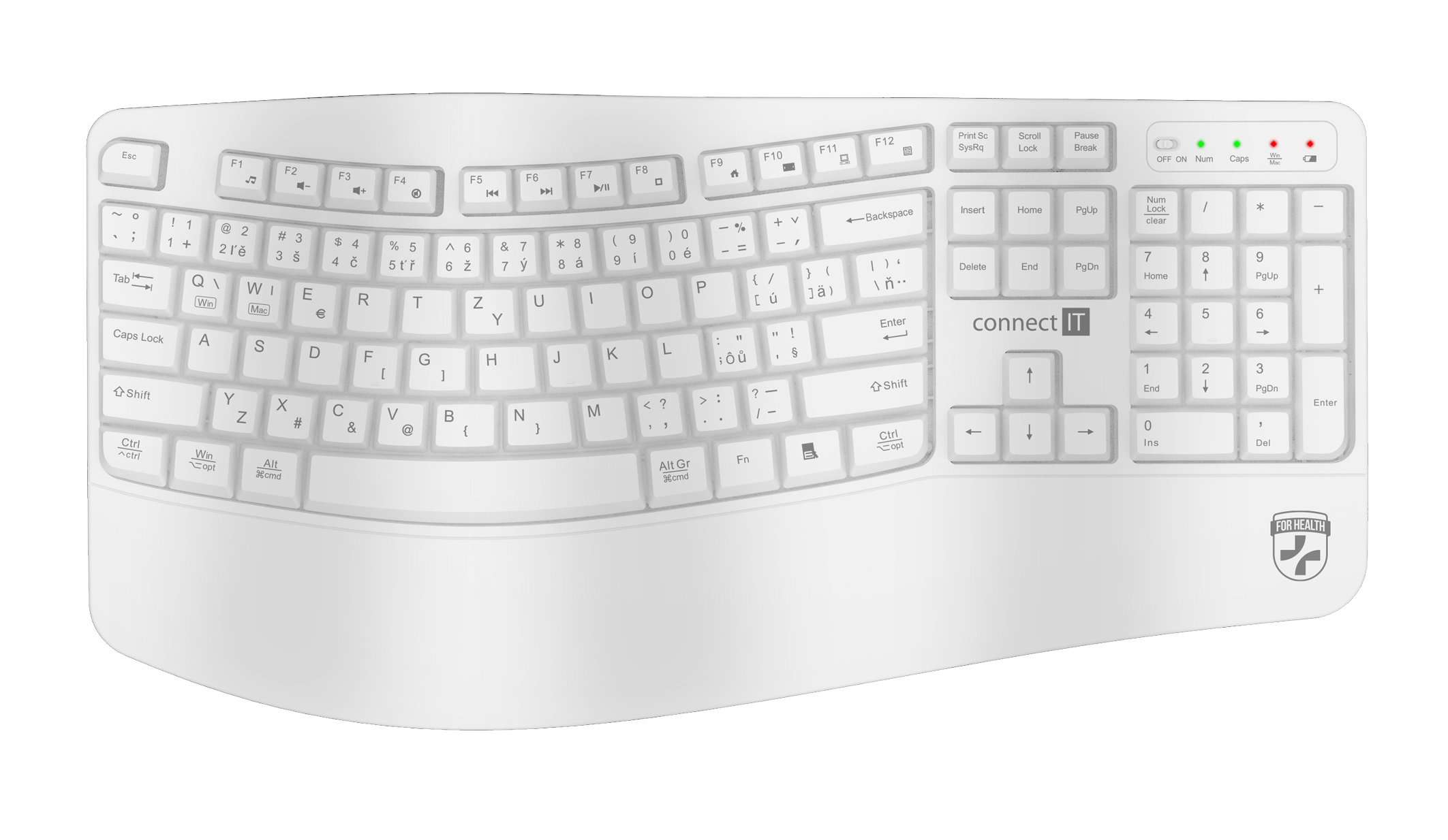 CONNECT IT FOR HEALTH ErgoOffice White - CZ/SK