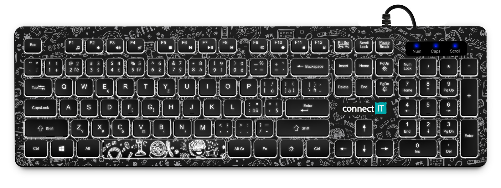 CONNECT IT DOODLE Black - CZ/SK