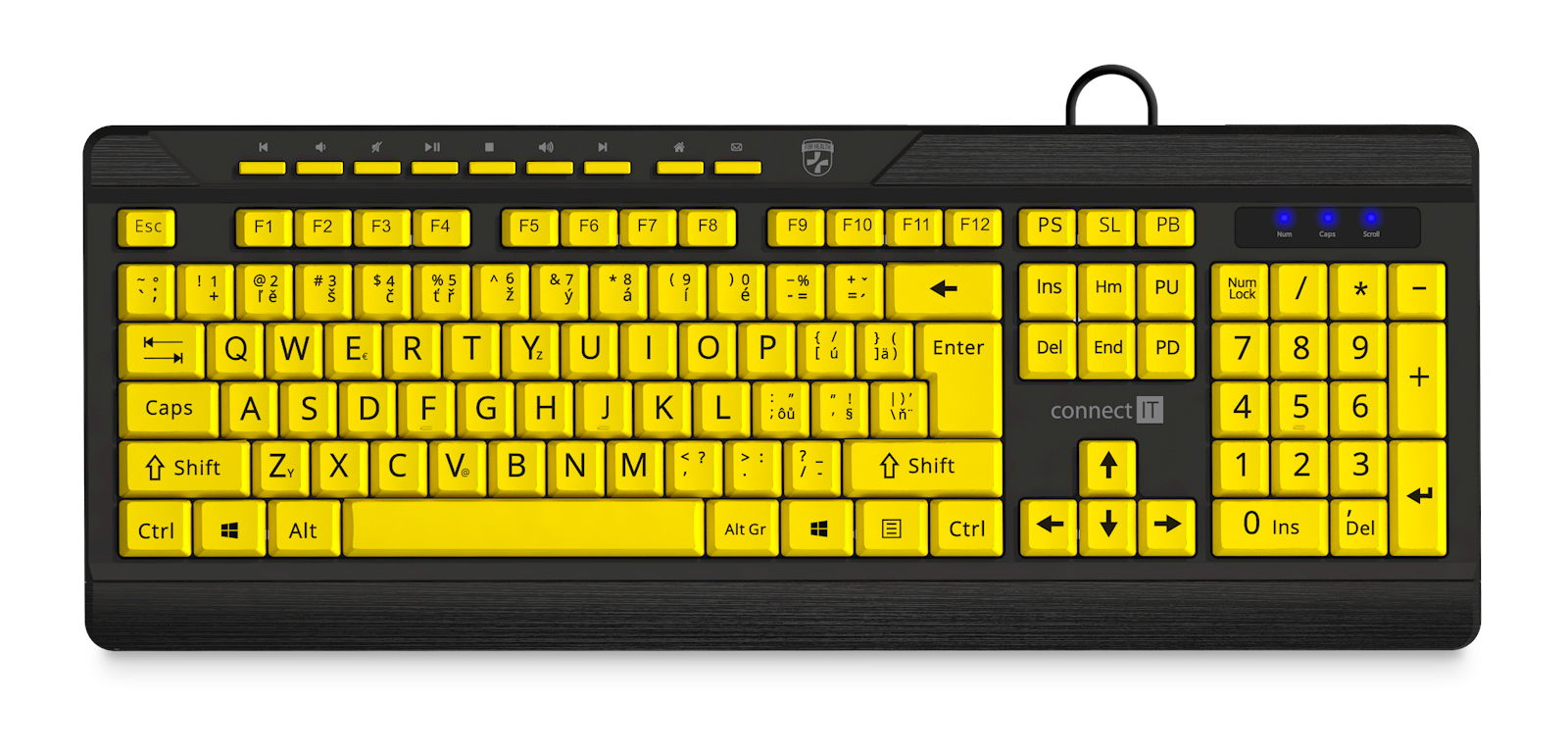 CONNECT IT FOR HEALTH CONTRAST Yellow-Black - CZ/SK