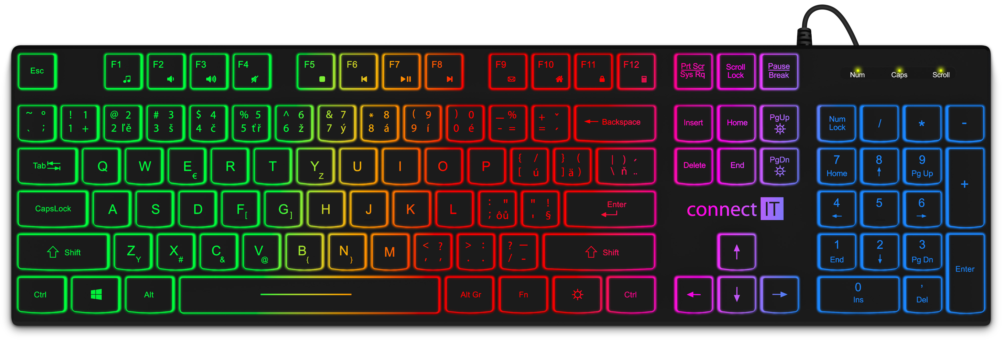 CONNECT IT Chocolate RNBW Black - CZ/SK