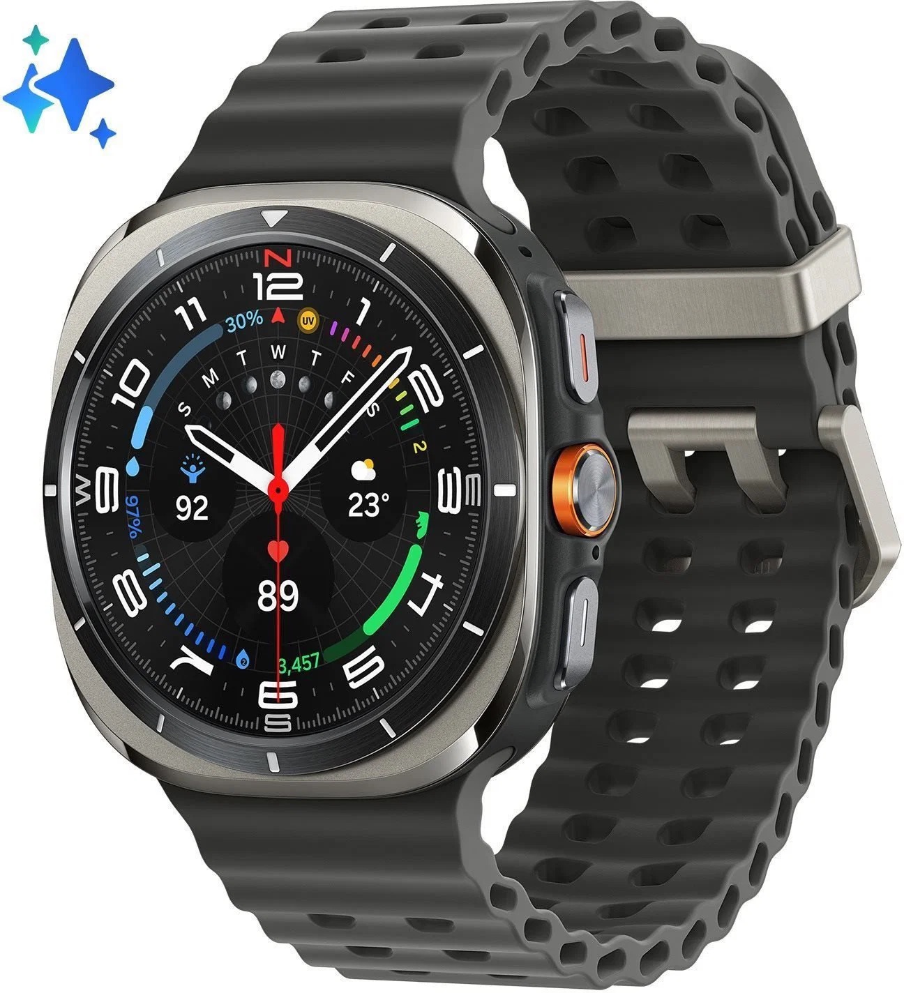 Samsung Galaxy Watch Ultra (2025) 47mm - Titanium Silver