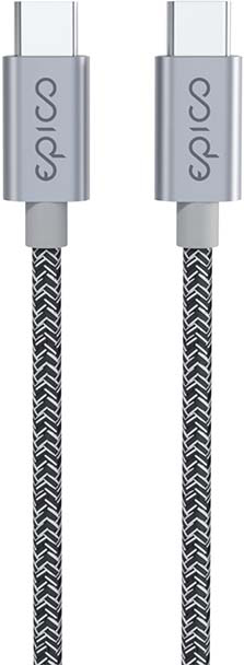 Epico USB-C to USB-C Cable (1,2m) - Space Gray