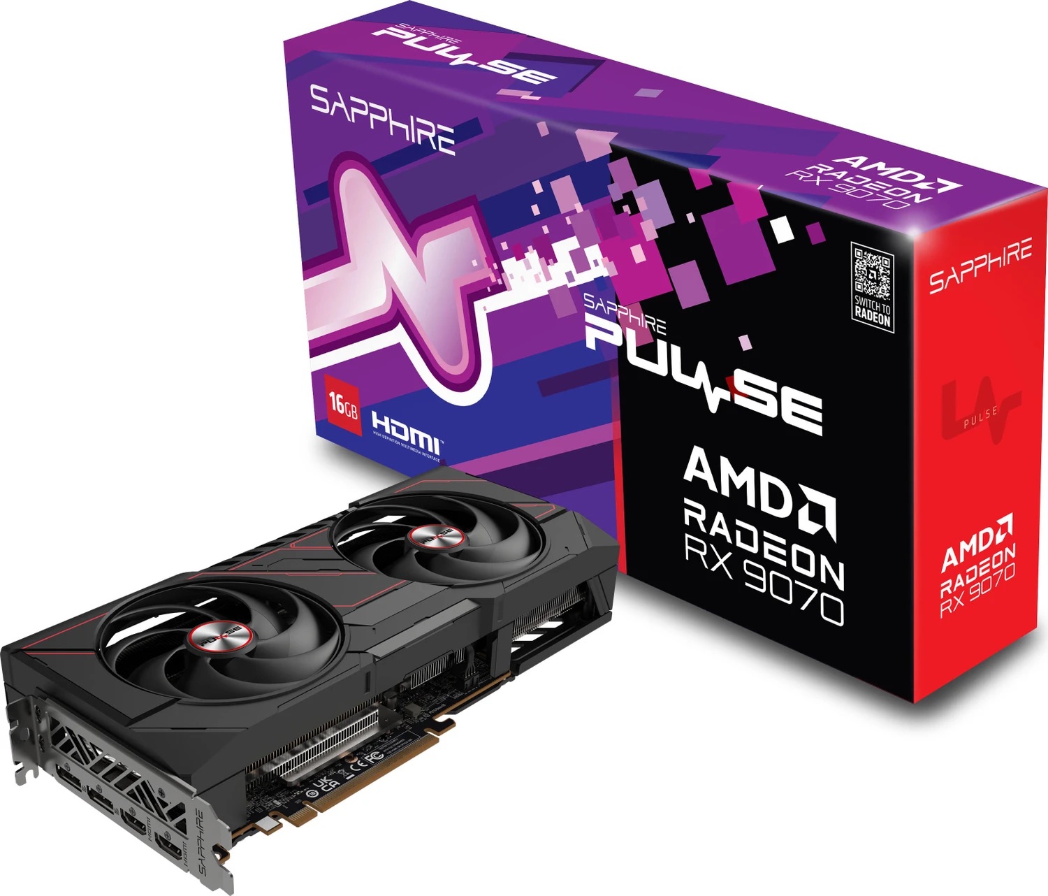 Sapphire PULSE Radeon RX 9070 GAMING 16GB