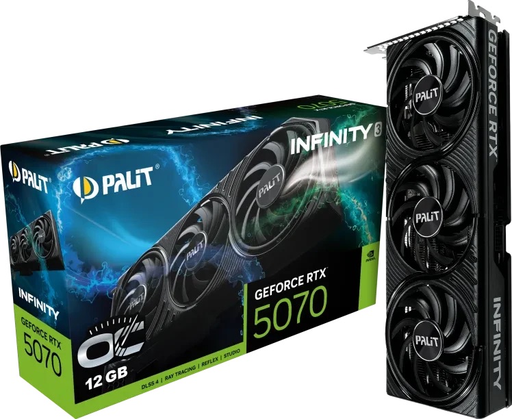 PALiT GeForce RTX 5070 Infinity 3 OC 12GB