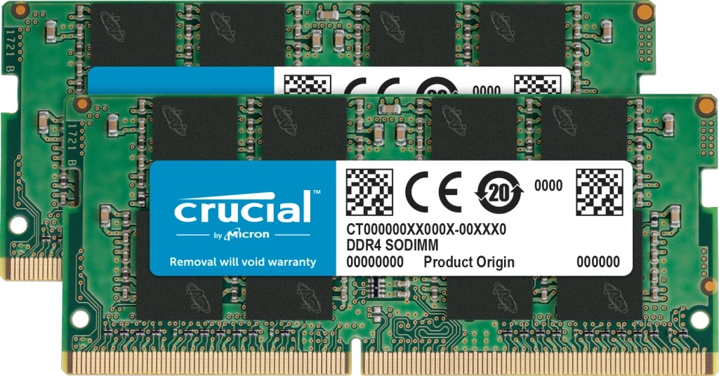 Crucial  16GB (2x8GB) SO-DIMM DDR4 3200MHz CL22