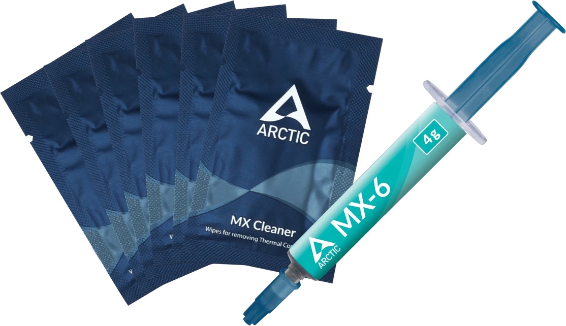 ARCTIC MX-6 Thermal Compound 4g + 6x Arctic MX Cleaner