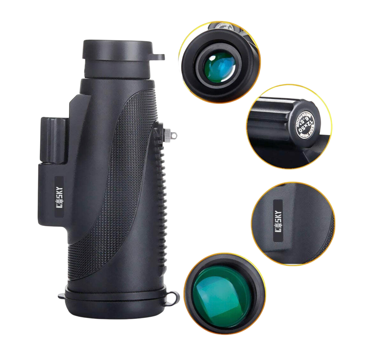 Gosky Titan 12X50 Monocular Telescope