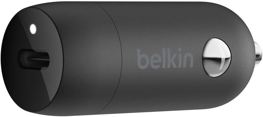 Belkin USB-C 18W Car Charger - Black