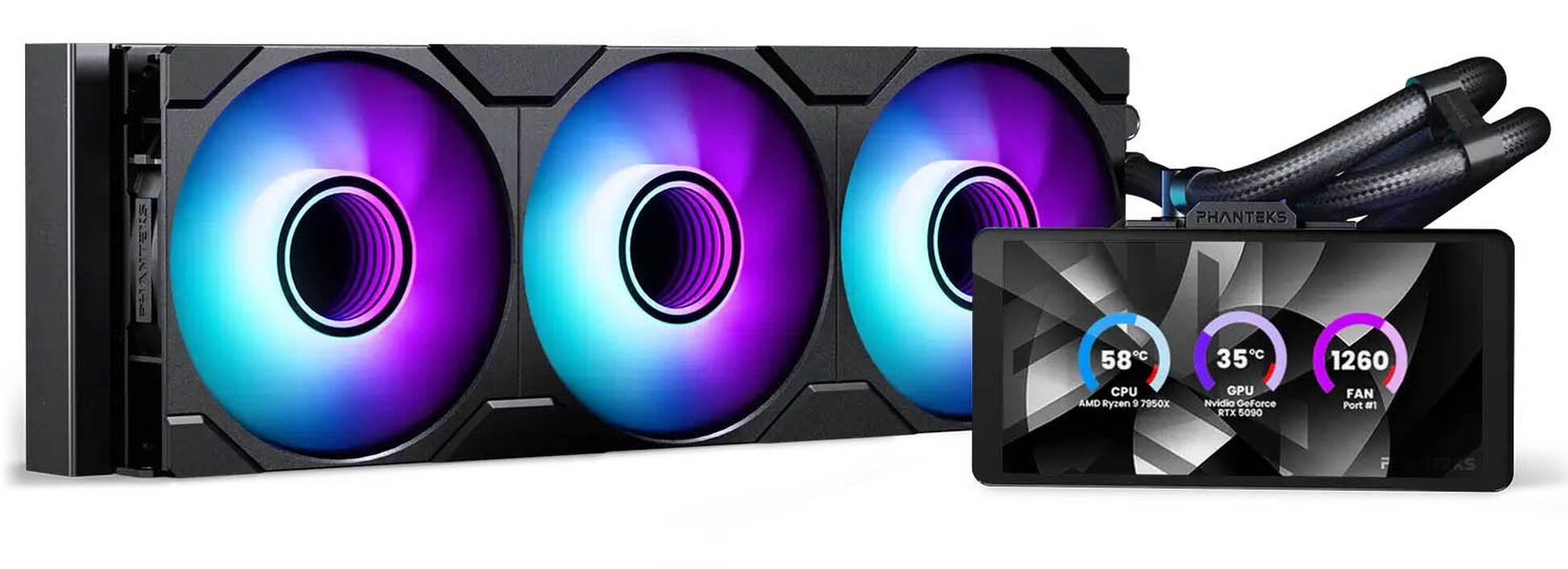 PHANTEKS Glacier One 360M25 LCD 360mm Black