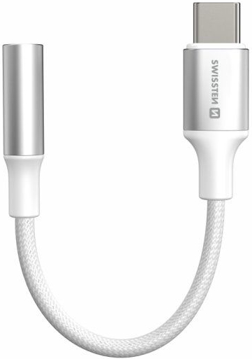 Swissten USB C to Jack 3,5mm - Silver