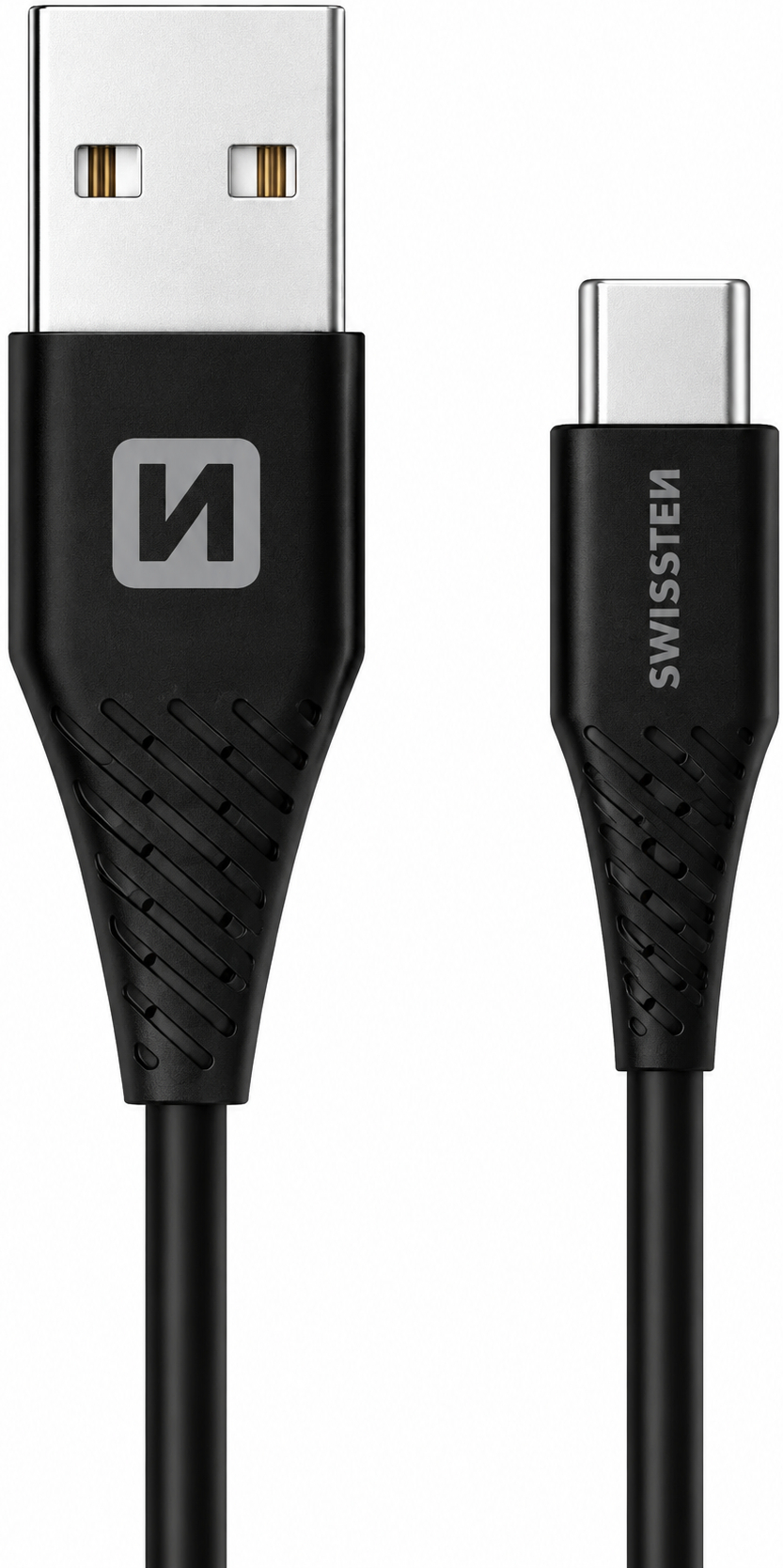Swissten USB-A to USB-C (1,5m) - Black