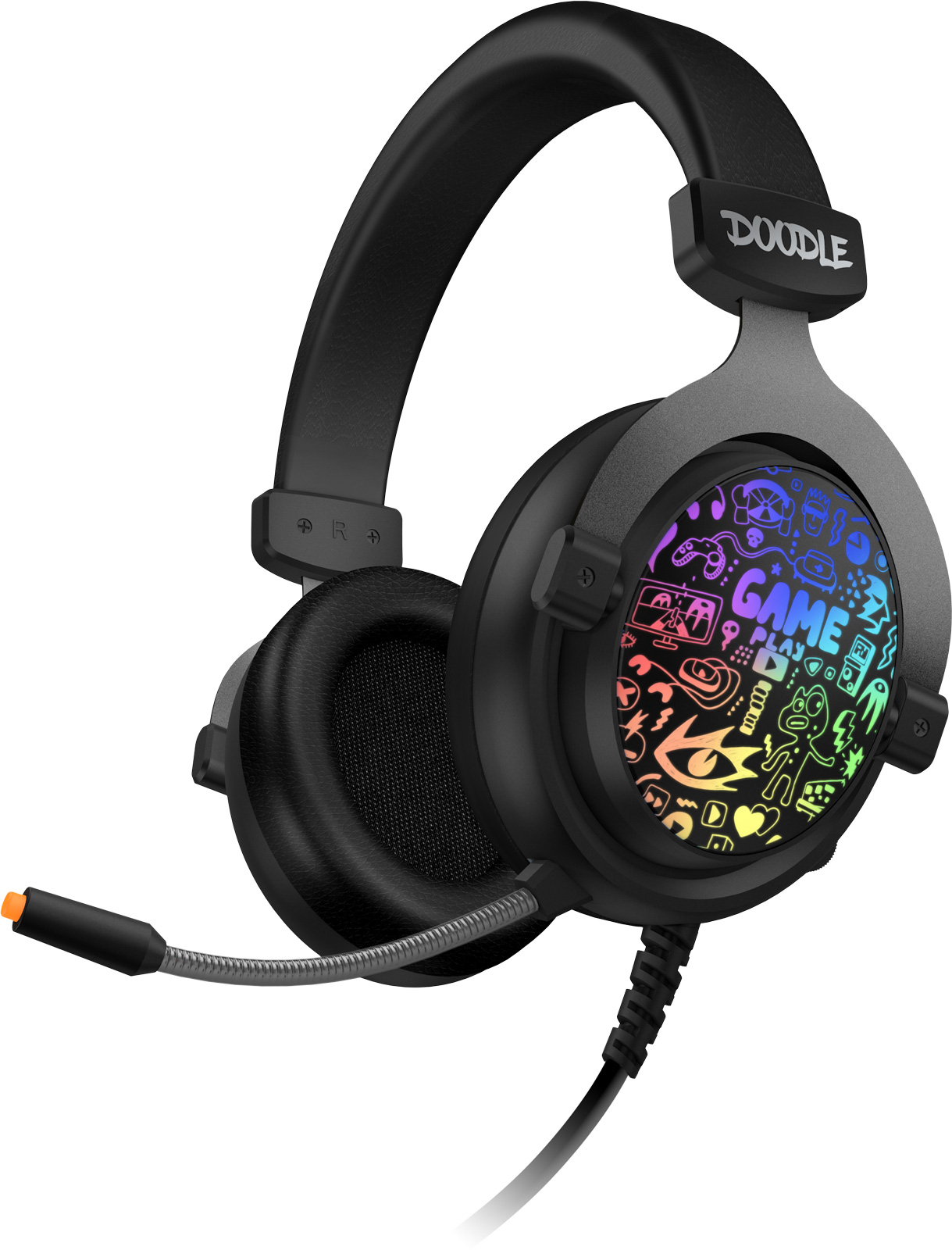 CONNECT IT DOODLE RGB CHP-6501-BK Black