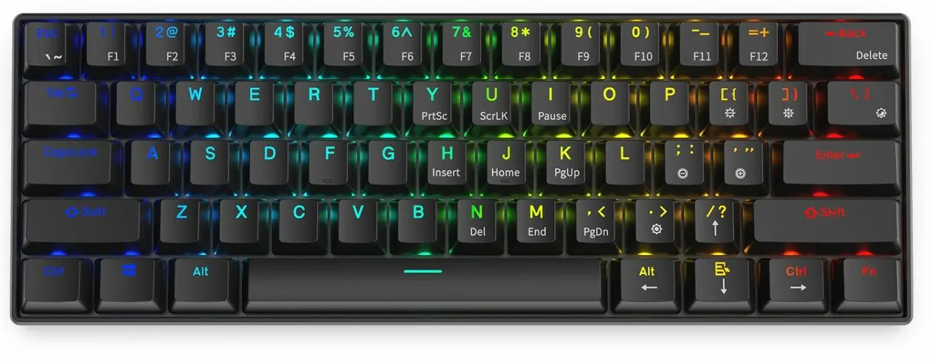 KRUX KRX0078 Neo Pro RGB Gateron Red Black