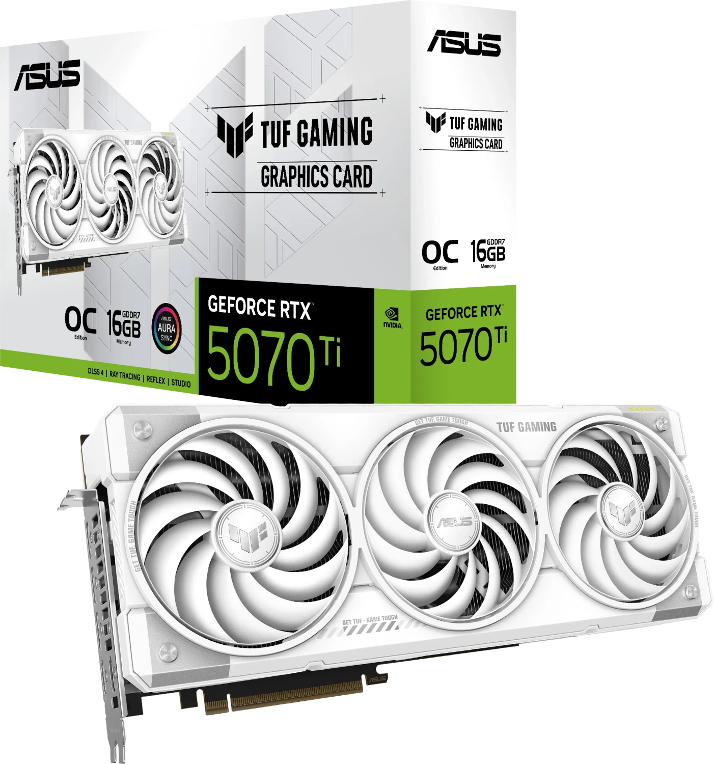 ASUS ASUS TUF GAMING GeForce RTX 5070 Ti 16GB OC WHITE