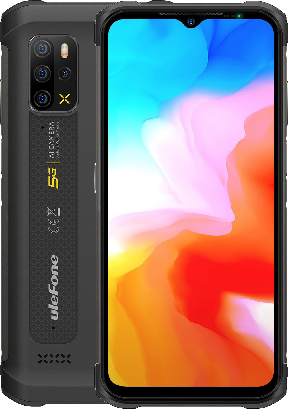 Ulefone Armor 12 5G 8+128GB - Black/Orange