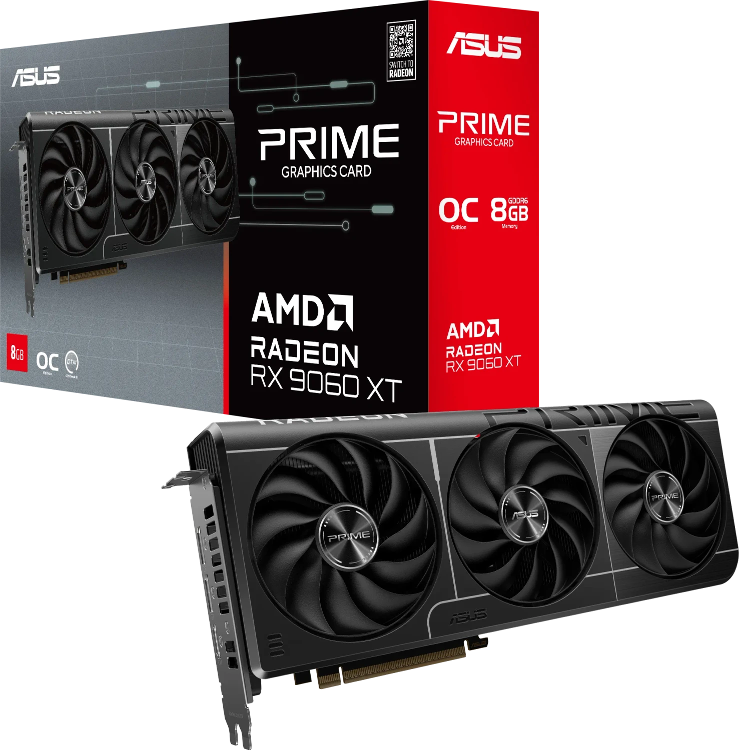 ASUS PRIME Radeon RX 9060 XT 8GB OC