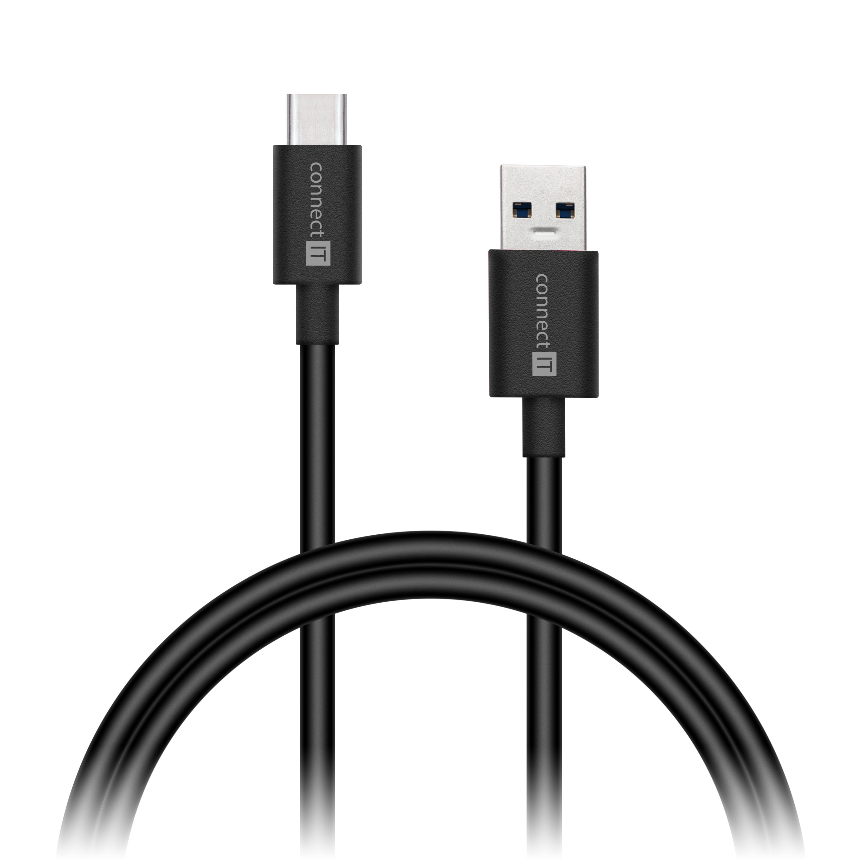 CONNECT IT Wirez USB-C USB-A 3A (1m) Black