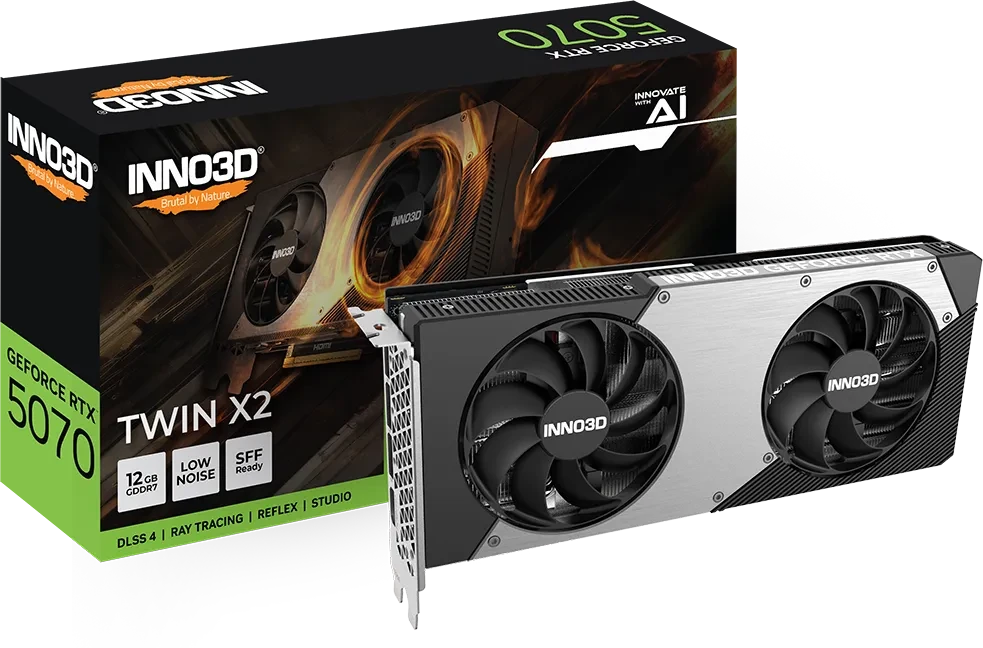 Inno3D GeForce RTX 5070 Twin X2 12GB