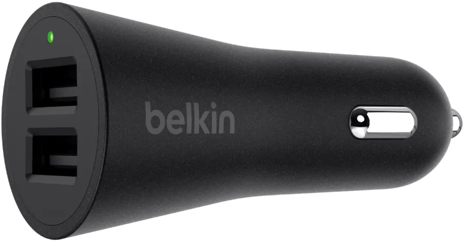 Belkin Dual Car Charger 2xUSB-A - Black