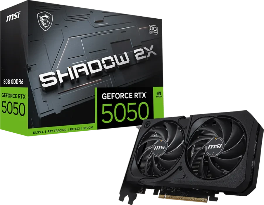 MSI GeForce RTX 5050 8G Shadow 2X OC 8GB
