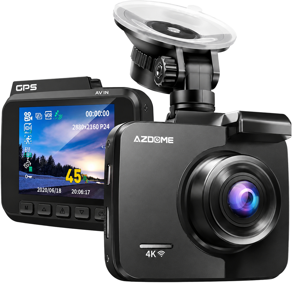 AZDome GS63H 4K 1CH Wifi GPS
