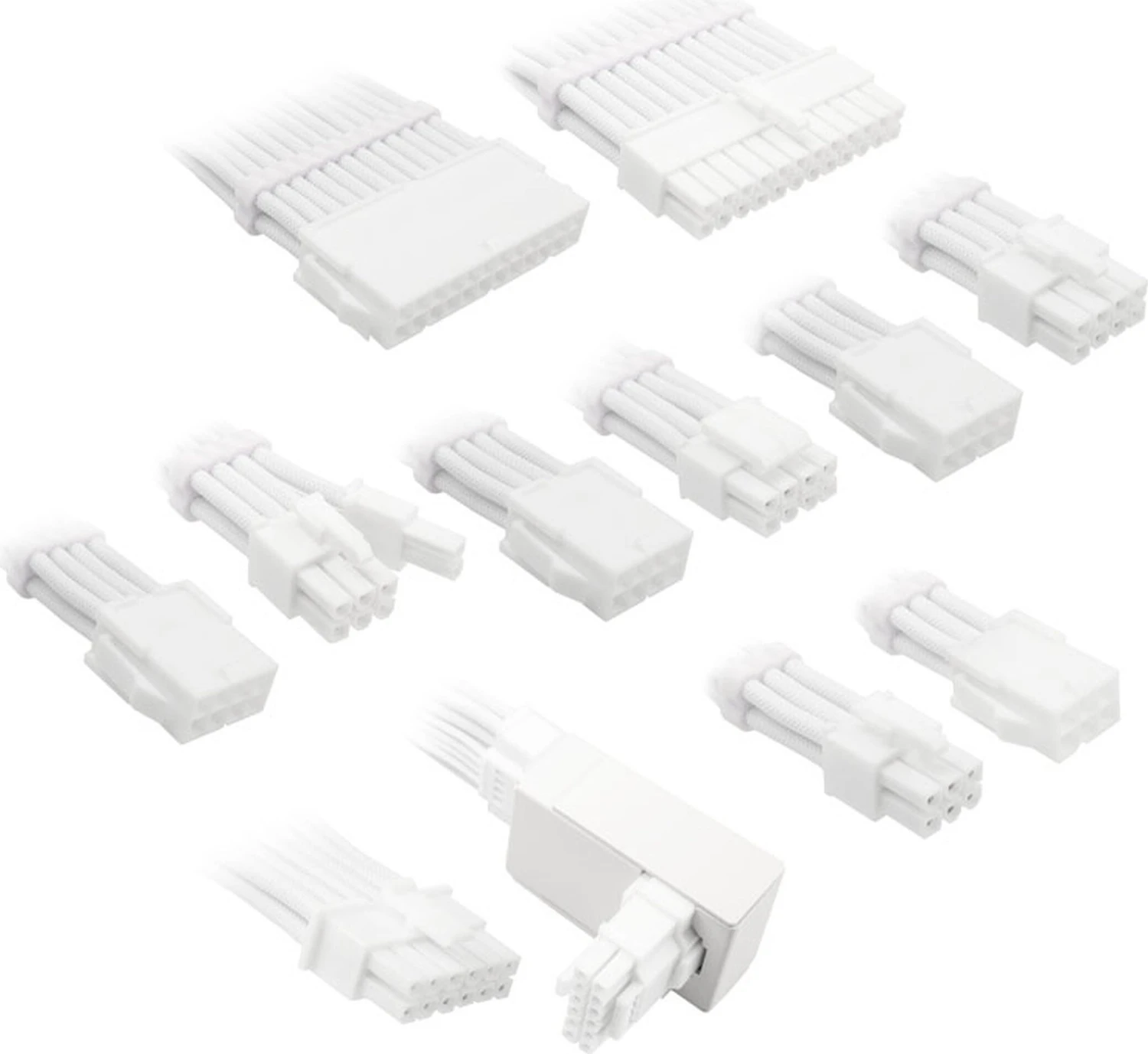 Kolink Core Pro Braided Cable Extension Kit 12V-2x6 Typ 1 Brilliant White