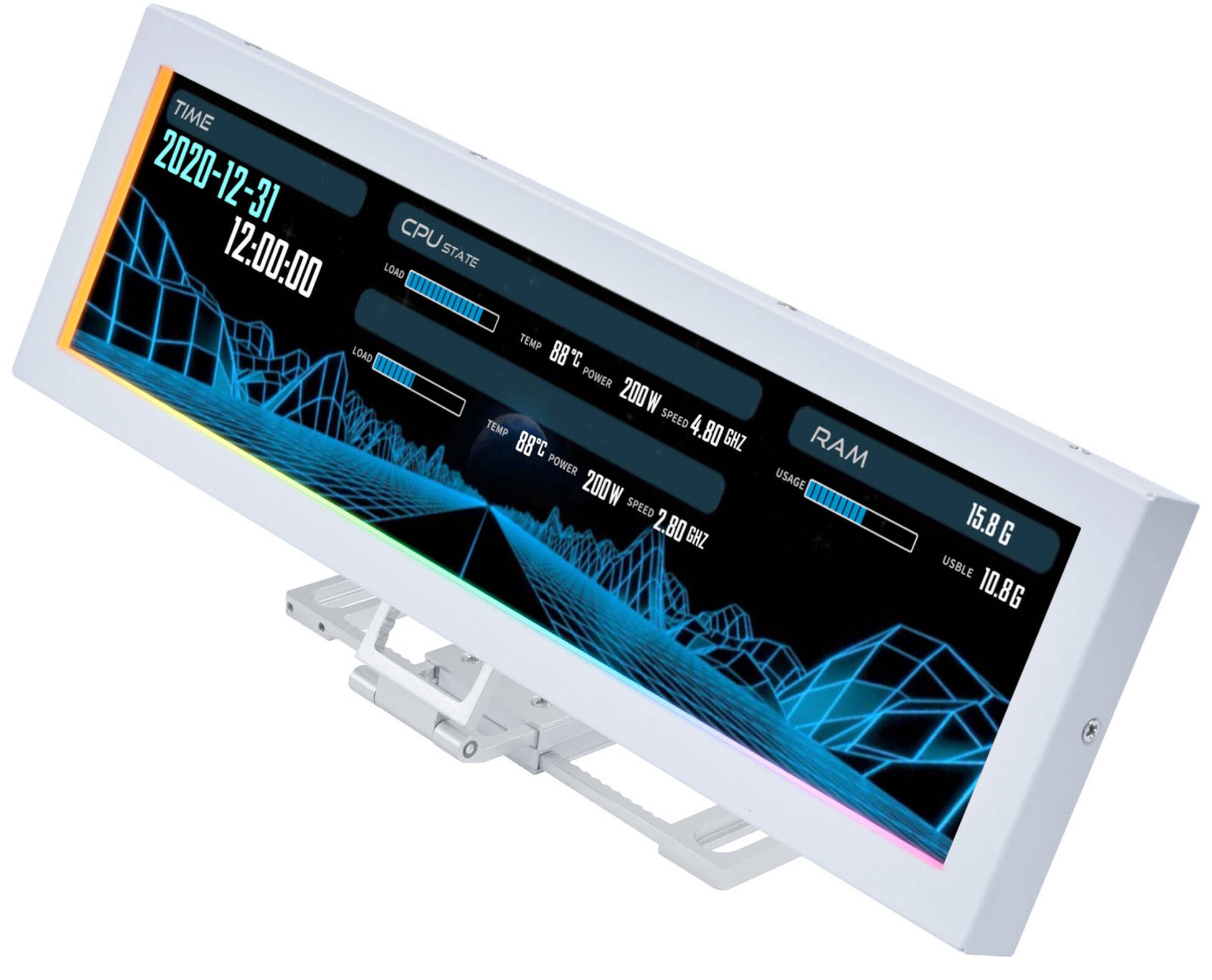 Lian Li 8.8" Universal Screen White