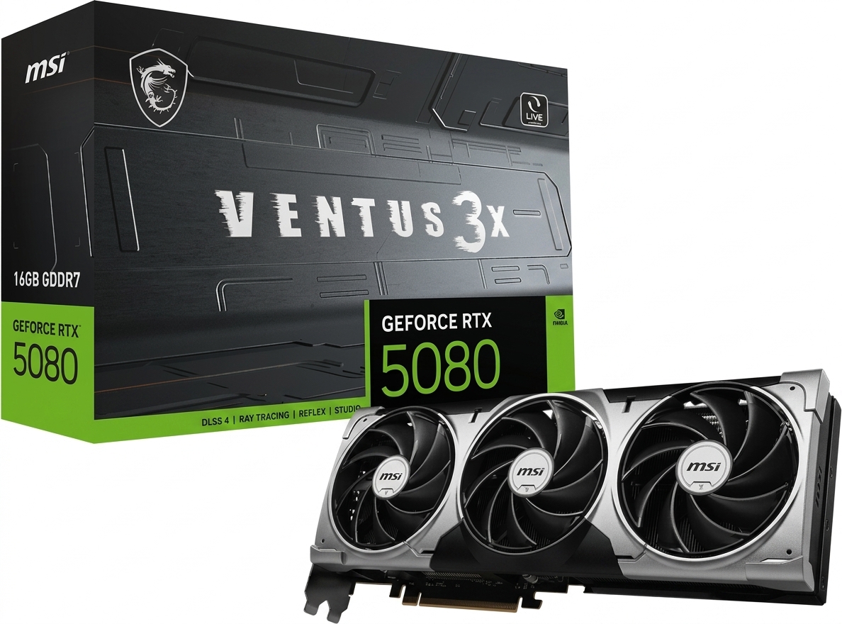 MSI MSI GeForce RTX 5080 VENTUS 3X 16GB