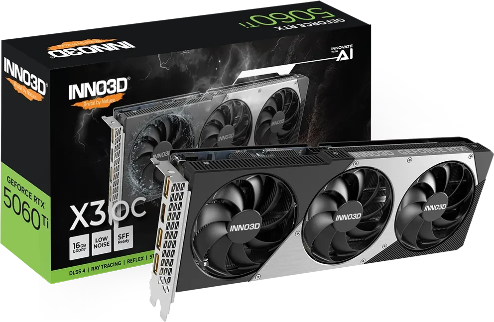 Inno3D Inno3D GeForce RTX 5060 Ti X3 OC 16GB N506T3-16D7X-191073L
