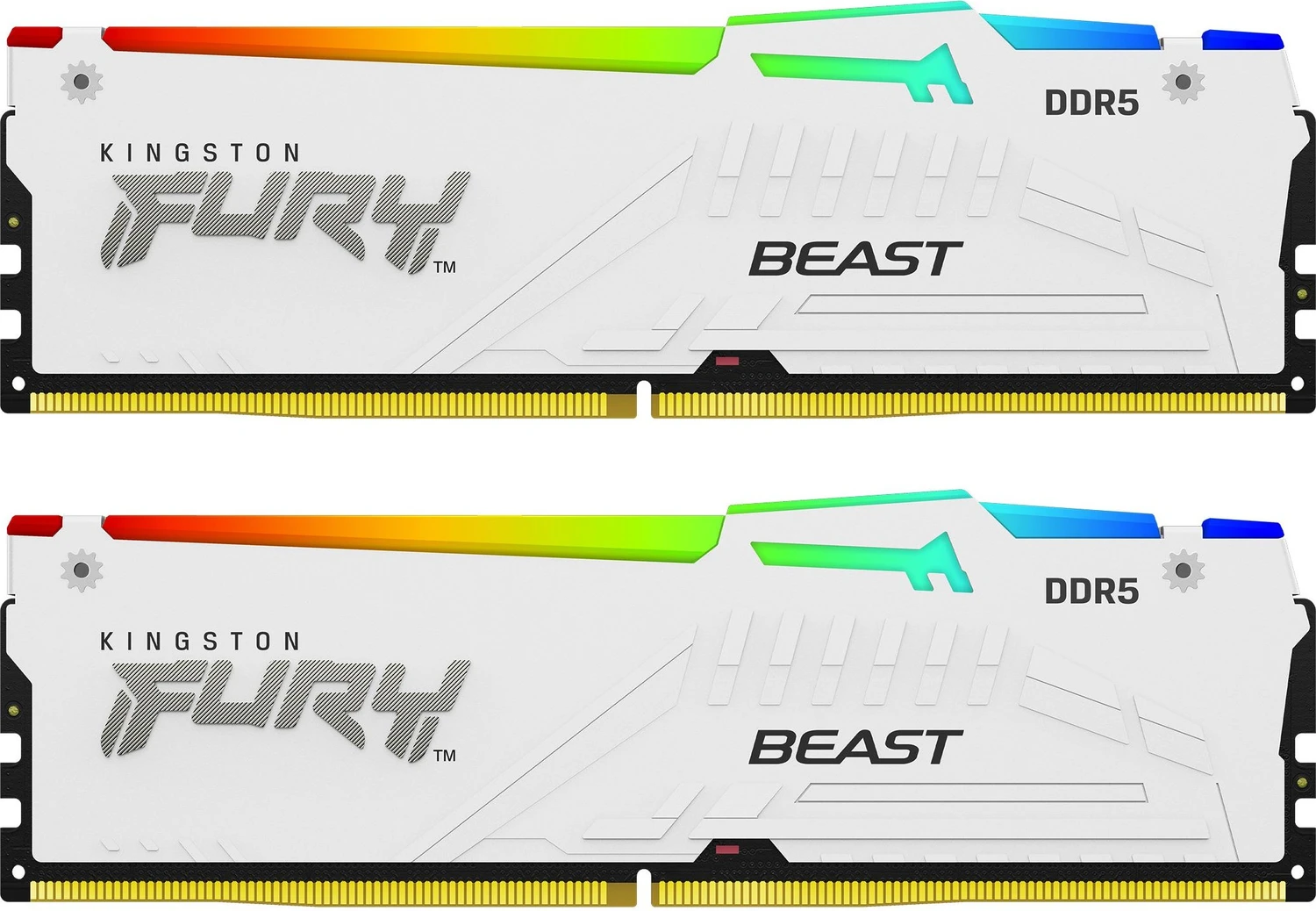 Kingston Kingston FURY Beast White RGB 64GB (2x32GB) DDR5 6000MHz CL30 KF560C30BWEAK2-64