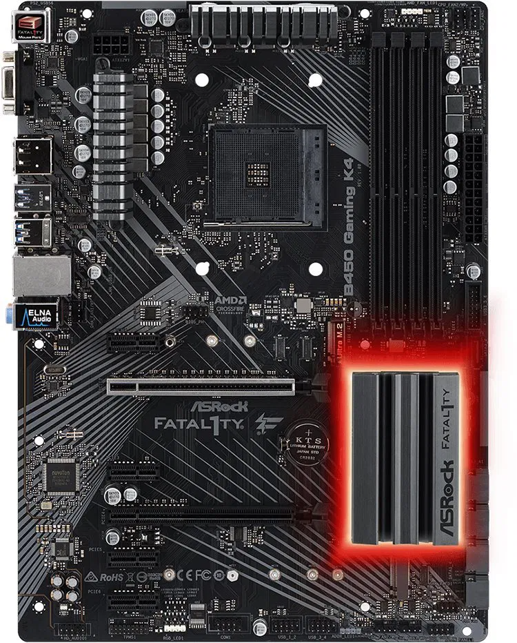 ASRock Fatal1ty B450 GAMING K4