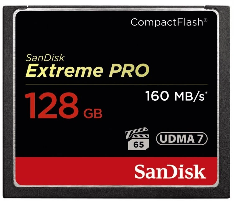 SanDisk Extreme Pro CompactFlash 128 GB SDCFXPS-128G-X46
