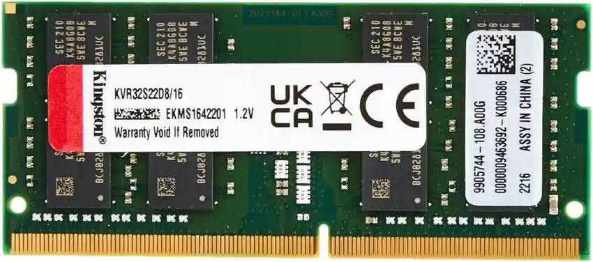 Kingston DDR4 16GB 3200MHz CL22 KVR32S22D8/16