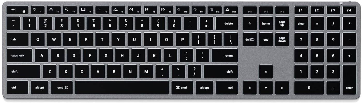 Satechi Slim X3 Space Grey - US Stav: Rozbalený