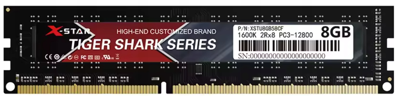 X-Star 8GB (1x8GB) DDR3 1600MHz CL11 XSTU8GB58CF