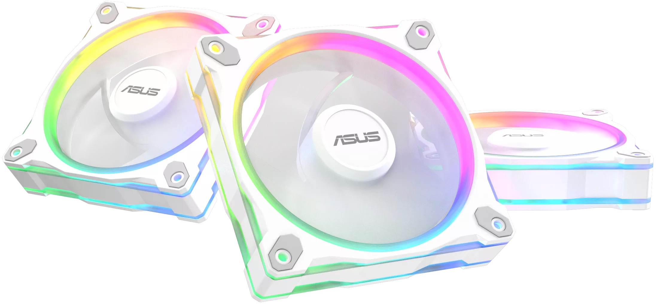 ASUS ASUS PRIME MR120 ARGB Reverse Fan - Triple Pack (White)