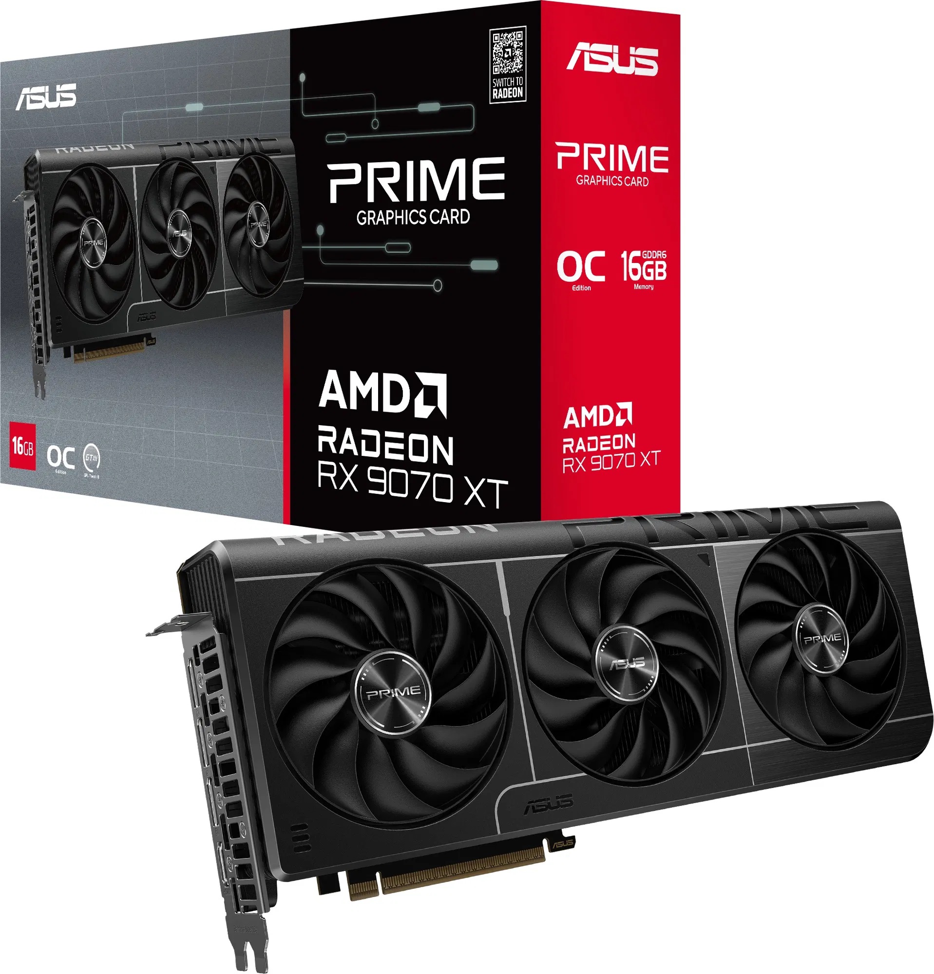 ASUS ASUS PRIME Radeon RX 9070 XT 16GB OC