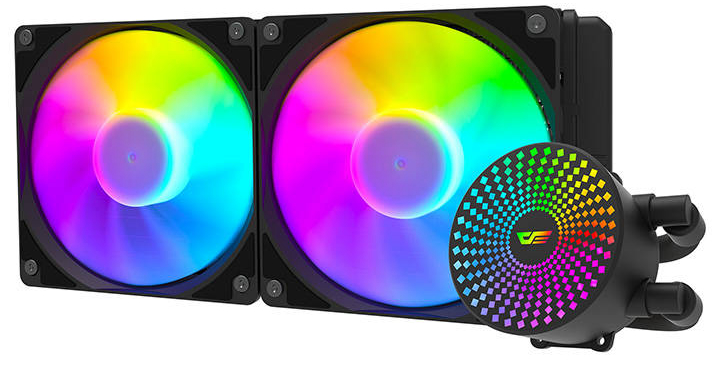 Darkflash DC240 ARGB 2x 120x120 ČIERNA