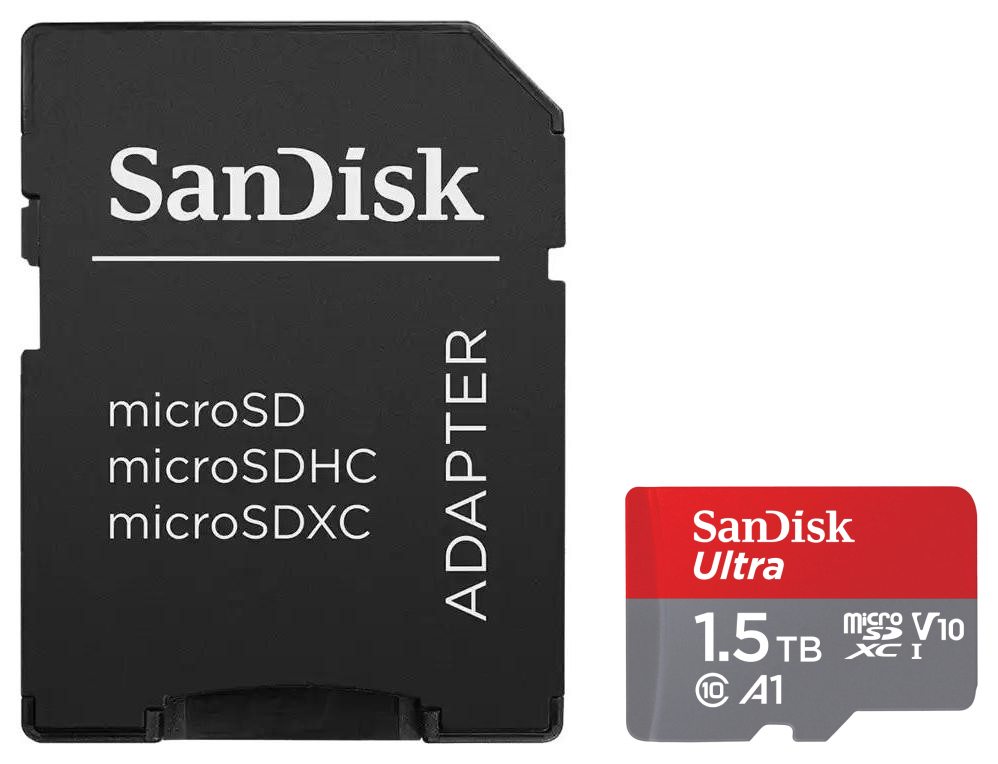 SanDisk microSDXC Ultra 1.5TB + SD adapter