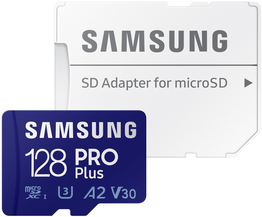 Samsung microSDXC 128GB PRO Plus + SD adapter (2023)