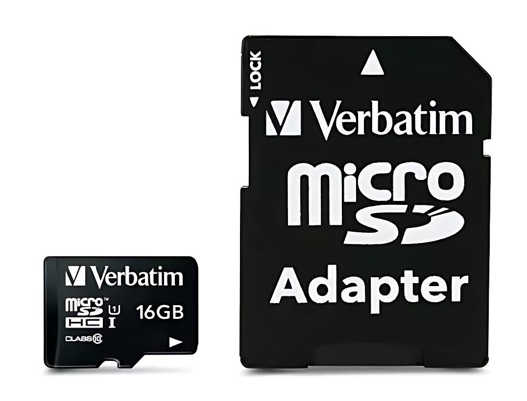Verbatim microSDHC 16GB Premium + SD adapter