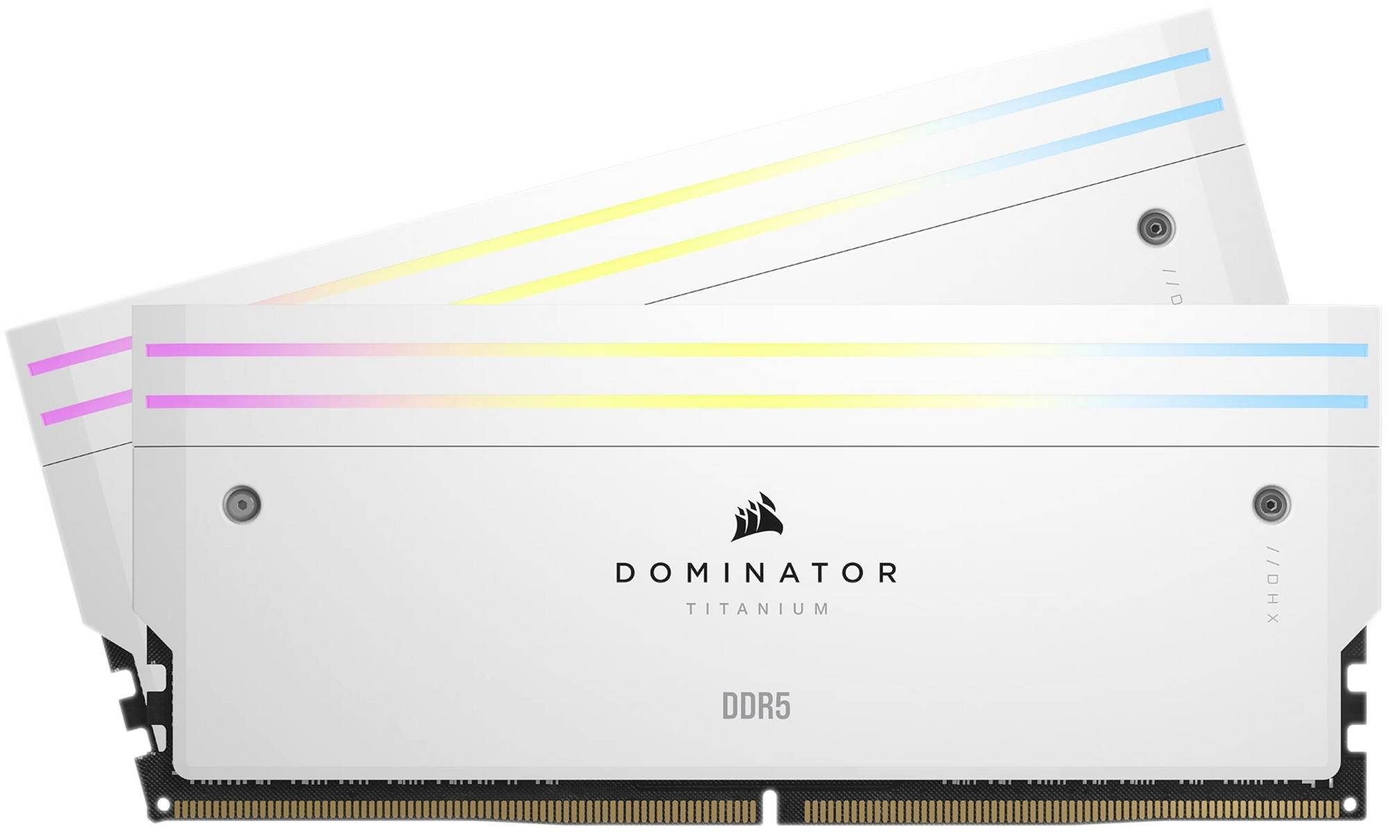 Corsair Dominator Titanium 64GB (2x32GB) DDR5 6600MHz CL32 XMP RGB White